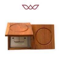 Gambar WILSEM WS403FM-Frame Saklar Kayu Jati Saklar Single L1 L2 L3 L4 Warna Natural - Lubang satu dari WILSEM STORE_NEW Kab. Mojokerto 1 Tokopedia