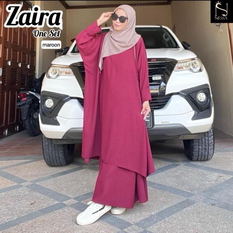 zaira set rok tunik cringkle 3