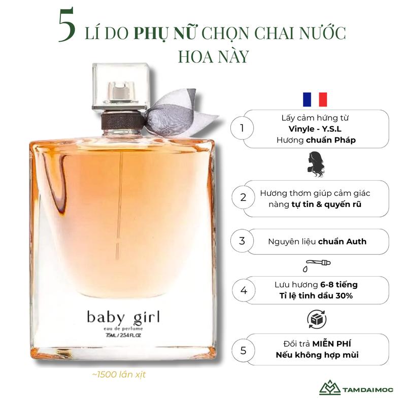 Nước Hoa Nữ Baby Girl 75ml | Tam Đại Mộc