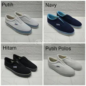 NEW SEPATU SLIP ON CANVAS PRIA WANITA PX STYLE 128 SEPATU KERJA LUKIS