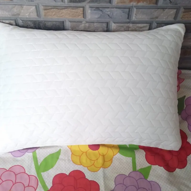 [RAHIYA] Bantal Guling Memory Foam Cover Knitting Empuk Tekstur Lembut Nyaman untuk Tidur - Bed 4