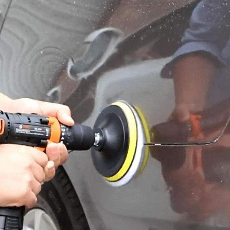 Product Introduction of Bộ Dụng Cụ Đánh Bóng Xe Hơi Chuyên Nghiệp, 6 Cái, Miếng Đánh Bóng, Miếng Bọt Biển Xe Hơi, Đệm Len Bánh Xe Ô Tô, đồ dùng Chăm Sóc, O6P6 55