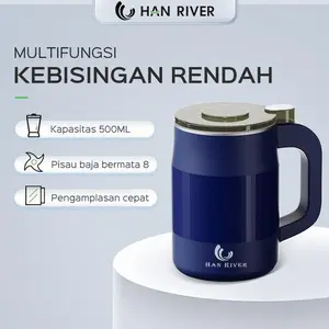 Han River Grinder Kopi Multifungsi Electrik Grinder / Penghalus Bumbu 500Ml