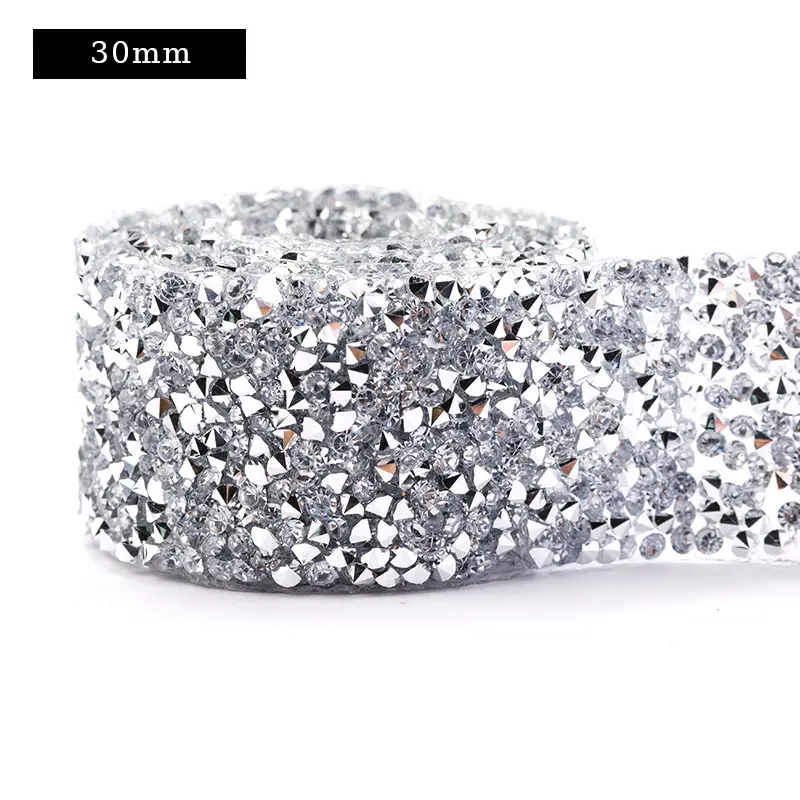 Viền May, Hoa Văn Pha Lê, Kim Cương Giả Cố Định Nóng, Ruy Băng, Sắt Trên Appliques, Dành Cho Váy, Bán Trong 1 Sân 8