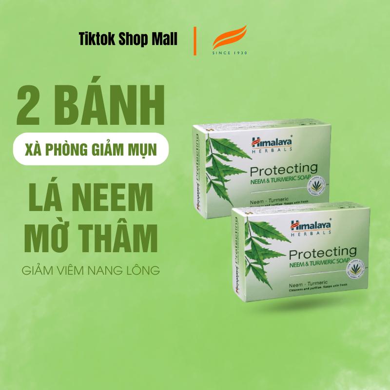  SET 2 BÁNH XÀ PHÒNG  Xà phòng neem hô trợ giảm mụn cơ thể 2 bánh 