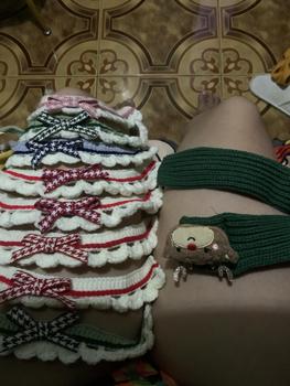 Product Review of Cat collar, dog collar, woven collar, handmade knitted wool collar, pet scarf accessory, cat neck collar from B**_ 1