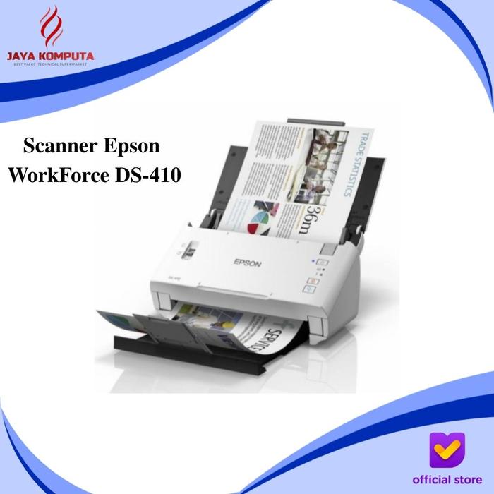 Gambar Scanner Epson WorkForce DS-410 DS410 Duplex Document Garansi Resmi dari Jaya Komputa Kota Administrasi Jakarta Pusat Tokopedia