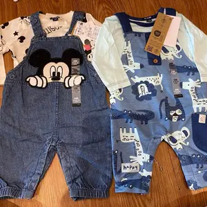 Overrall set anak laki laki 6M-3y