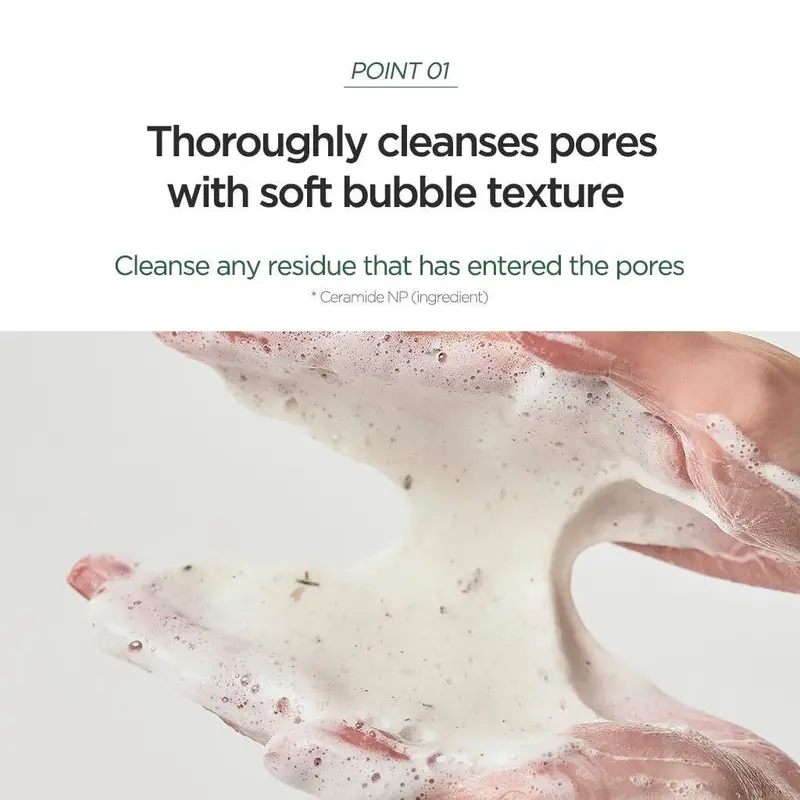 【BPOM】nua Cleansing Foam 150ML /Anua Heartleaf Quercetinol Pore Deep Cleansing Foam 1