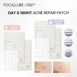 FOCALLURE Spot Patch Acne Pimple Patch Treatment Day/Night – Acne Patch Obat Jerawat Meredakan Jerawat Pagi dan Malam