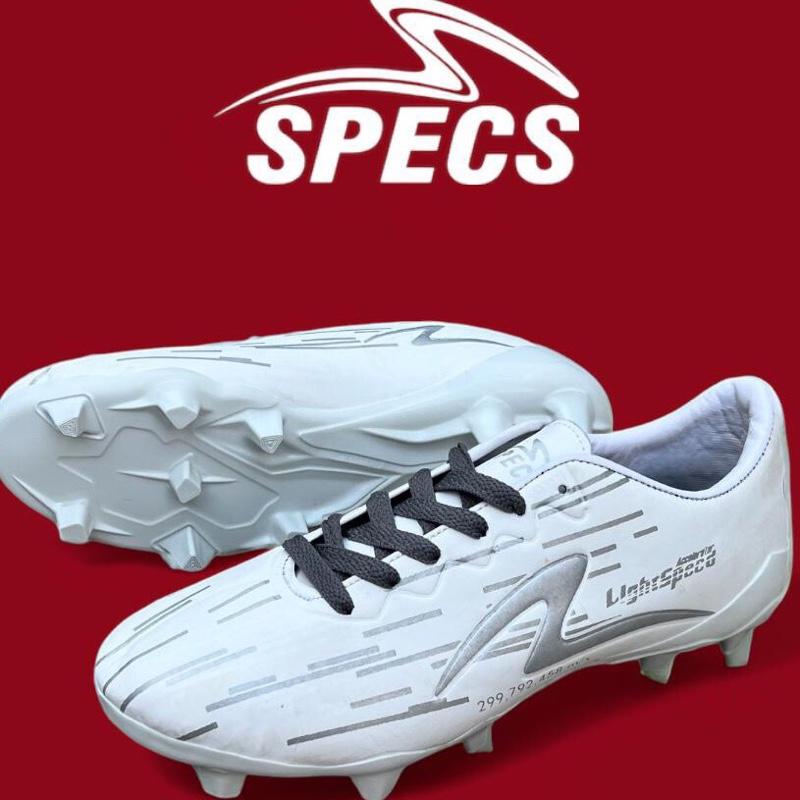 Sepatu Bola Specs Lightspeed Reborn Iluminate White FG  Uniseks Best Seller Pria Boots 1