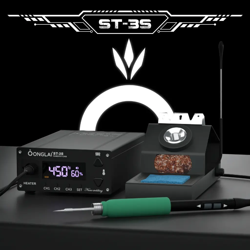 Termurah !! Solder Station Nano Onglai Fixtool ST-3S Free C210 Suport 3 Gagang  ( C115 dan C245 )  Gagang T210 Original
