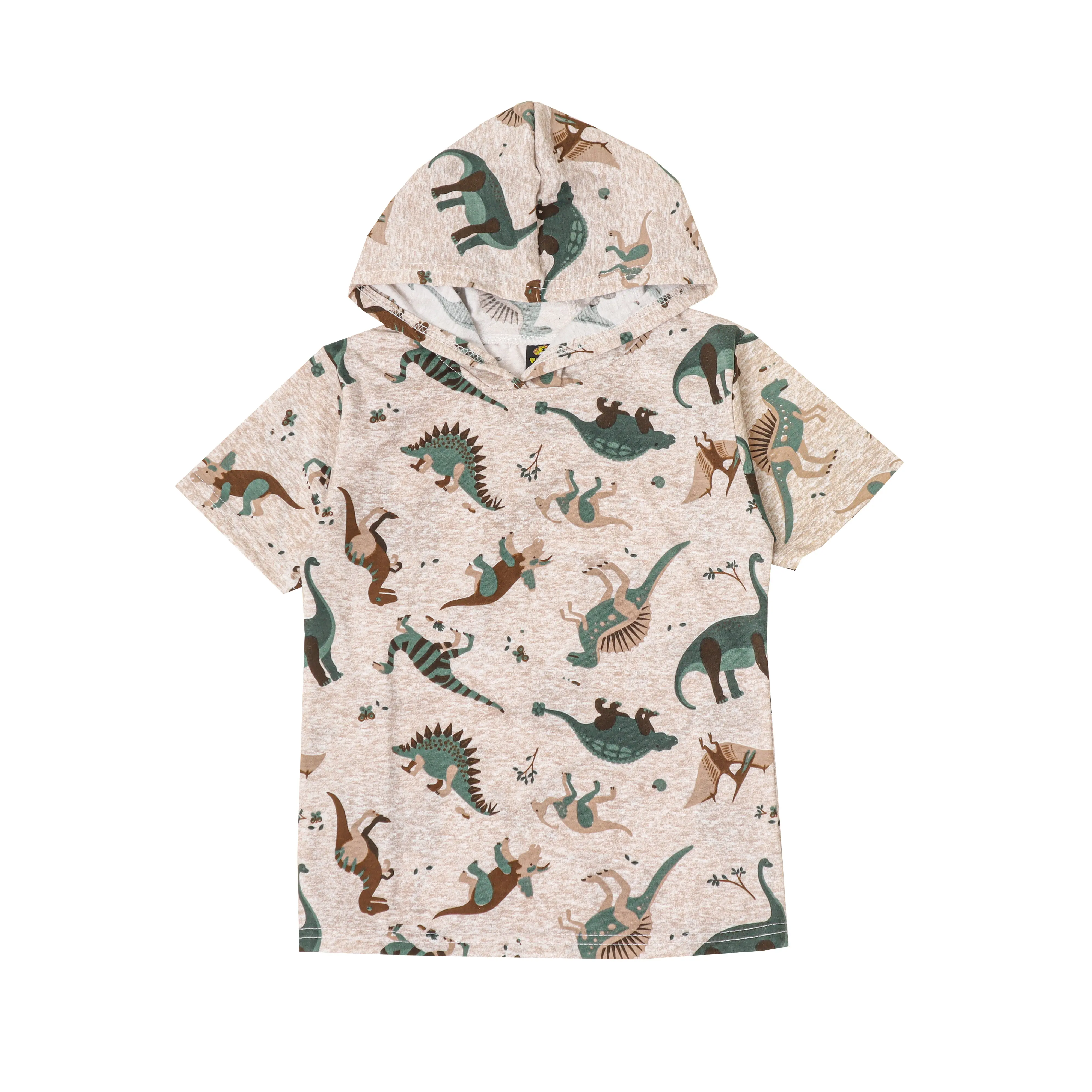 KAOS ATASAN HOODIE ANAK PRINTING BRONTOSAURUS BAJU ATASAN ANAK 1-7 TAHUN FASHION