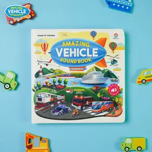 Amazing Vehicle Sound Book (Boardbook) - usia 1+ [Pustaka Hulwah x Ziyad]