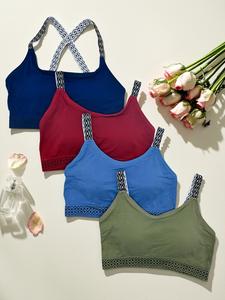 BR6044UNI Sujetador Deportivo Unitalla 4 Piezas Diferentes Colores  Regalo Ideal Comodidad y Estilo