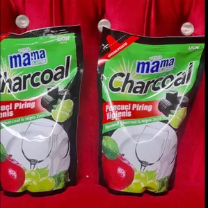 Mama Lemon Charcoal 690ml Sabun Cuci Piring Ampuh Hemat Termurah Dengan Charcoal & Nipis Zest