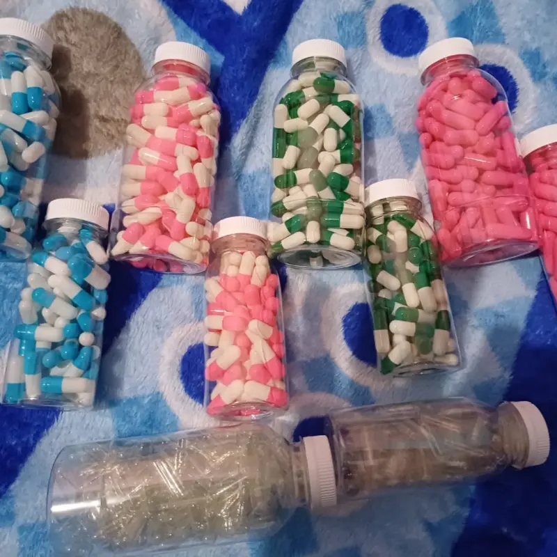 Cangkang Kapsul kosong warna atau Transparan bening / ukuran no 0 / KAPSULINDO Halal BPOM 0