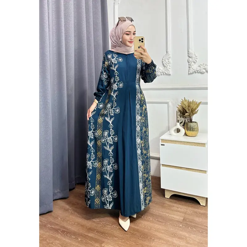 PERMATA PUTIH - Gamis Rayon Cap Premium Pekalongan 4