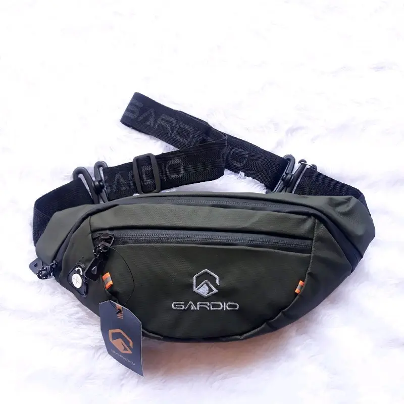Tas Selempang Pria / Tas Waistbag Pinggang Cowok Anti Air Waterproof Premium Gardio - Cocok Untuk Aktivitas Harian Anda 0