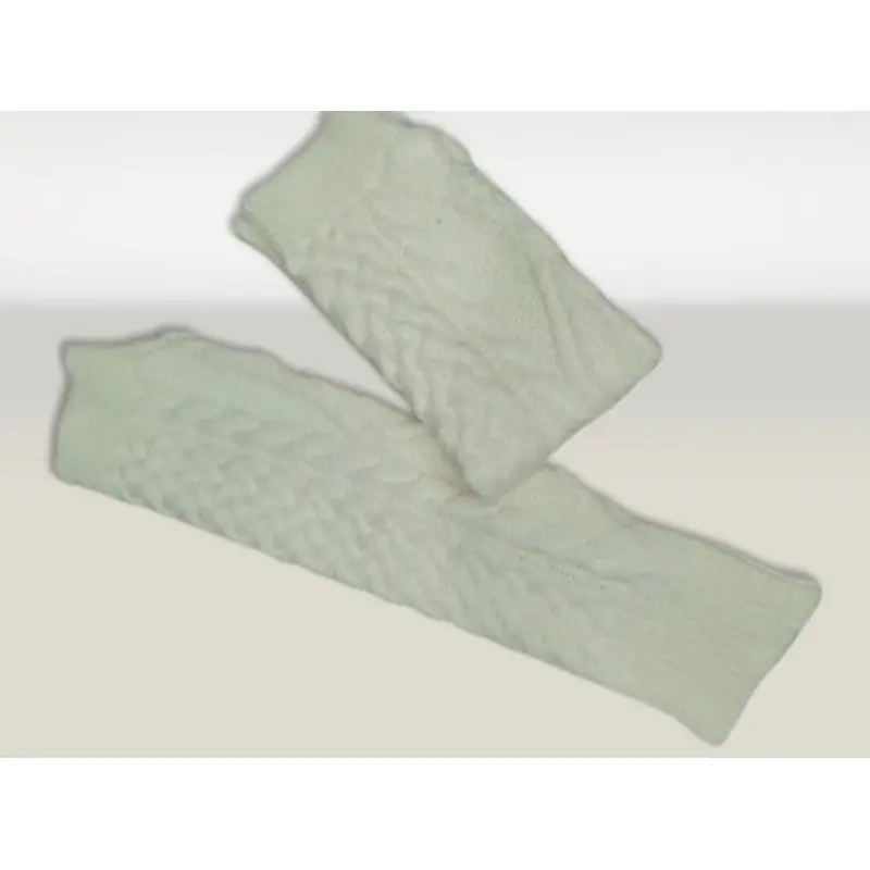 ￼Sarung Tangan Handsock Panjang Manset Motif Rajut HSP05 Muslim 4