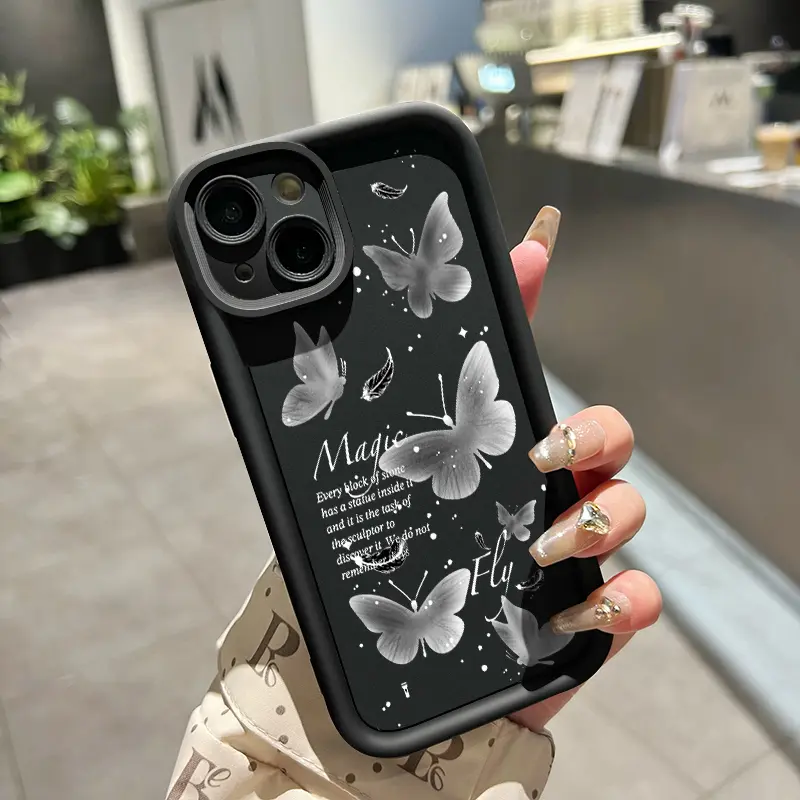 Casing Hp Untuk Realme C2 Realme C2s OPPO A1K Case Casing Silikon Softcase Kasing HP Kesing pola kupu-kupu cantik Cesing 4