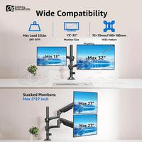 Gambar OXIMUS P200e 27-34 Inch Vesa Swivel Rotate Dual Bracket Monitor - GW dari Gasol WTC Surabaya Kota Surabaya 3 Tokopedia