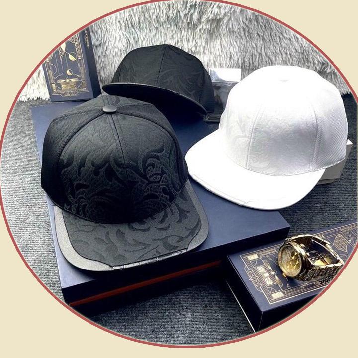 Mũ/Nón lưỡi trai Snapback Phối lưới khóa bấm Hoa văn S96 cao Cấp Chuẩn gu thời trang Nam Nữ