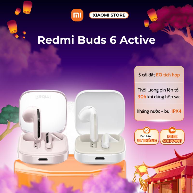 Tai Nghe Bluetooth Xiaomi Redmi Buds 6 Active