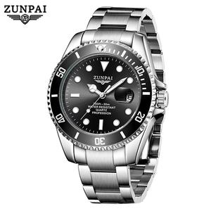 ZUNPAI Watches for Men Business Mens Watches Chronograph Analog Quartz Stainless Steel Waterproof Luminous Date Luxury Casual Wrist Watch