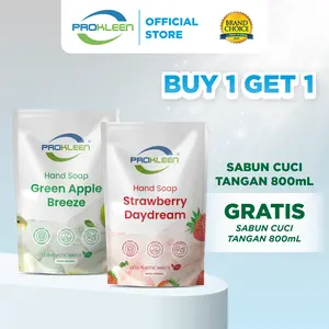 [BUY 1 GET 1] Sabun Cuci Tangan Antibacterial HAND SOAP Pouch 800mL