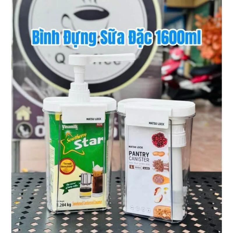 Bình đựng sữa đặc có vòi thể tích 1600ml - Chất Lượng