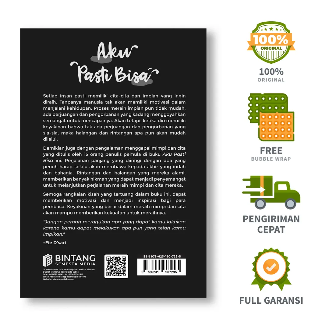 Aku Pasti Bisa - Azzam Rafi, dkk. - Buku Kumpulan Kisah