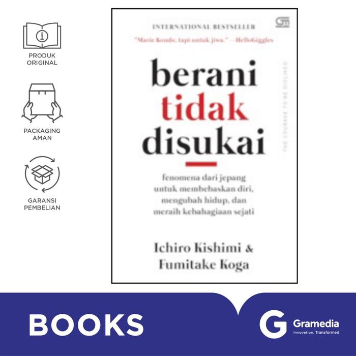 Gambar Buku Berani Tidak Disukai - - dari Gramedia Kota Administrasi Jakarta Timur Tokopedia