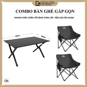 [COMBO] bàn ghế camping gấp gọn Tmountain  Cho Gia ĐÌnh, Hội Nhóm Dễ Dàng Lắp Ráp Khi Mang Đi Camping Kết Hợp Với Khung Hợp Kim Thép Cho Chịu Tải Lớn ,Đến Từ Thương Hiệu TMOUNTAIN