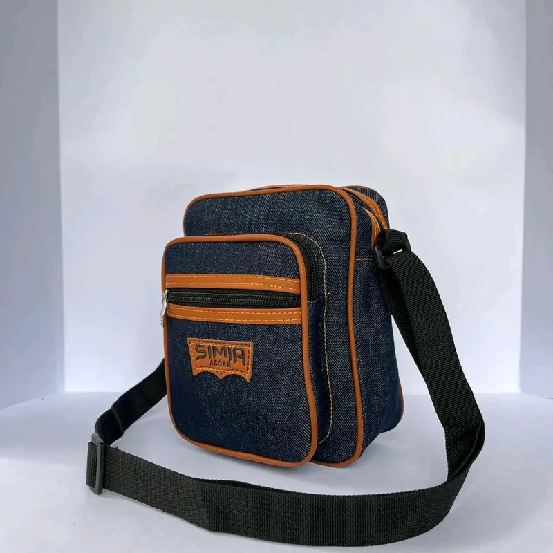Sling Bag Mini pria wanita 3 resleting tas selempang waistbag serbaguna terbaru nyaman dipakai bahan tebal Slingbag 6