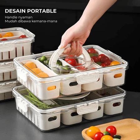 Kontainer kulkas Box kontainer JUMBO bahan Akrilik ( BODY PLASTIK PP ...