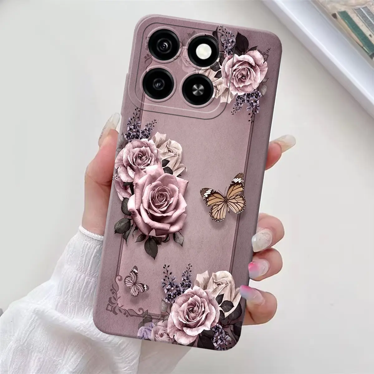 Case Compatible With ZTE Blade A55 A35 Motif Fashion softcase Procamera Macaron Silikon TPU kesing cassing Casing Hp