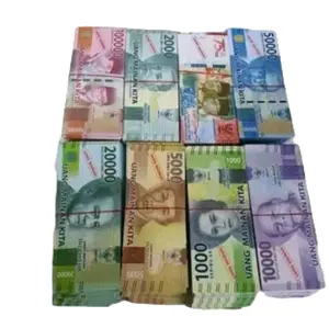 100 lembar mainan uang buat kerajinan buket hadiah dan figura mahar.