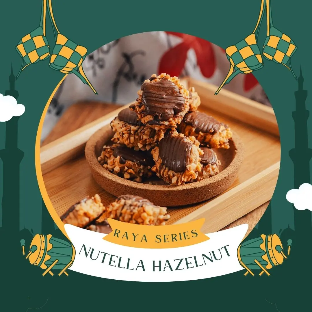 [August Signature] Nutella Hazelnut Tart | Raya Cookies Singapore 2025
