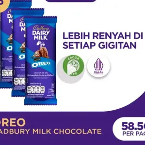 PROMO MURAH COKELAT CADBURY OREO!! GRATIS ONGKIR!! MURAH!!!