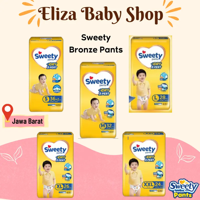 (PROMO 1 BALL) Mamy Poko, Merries, Baby Happy, Sweety, Happy Nappy, Sensi, Makuku dan merek yang lainnya ukuran NBS, S,M,L,XL,XXL. Bayi Diapers 2