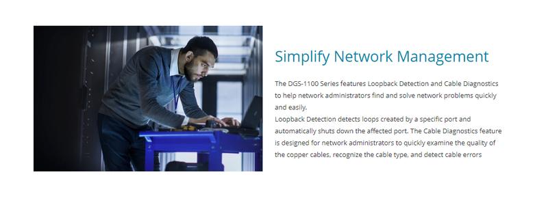 Product Introduction of D-Link DGS-1100-08PV2  8-Port Gigabit PoE Smart Managed Switch (LIMITED LIFETIME WARRANTY BY BAN LEONG TECHNOLOGY PTE LTD) 3
