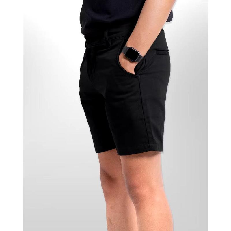 57 ID CHINO PENDEK PRIA BAHAN KATUN TIDAK MELAR Shorts Celana Hitam Distro Dewasa Casual Surfing Cowok 4