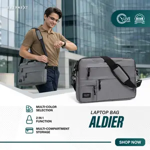 EVERNEXT Tas Selempang Laptop Waterproof Tas Laptop ALdier 14" - 15.6" Tas Jinjing Laptop Shoulder Bag Laptop Anti Air