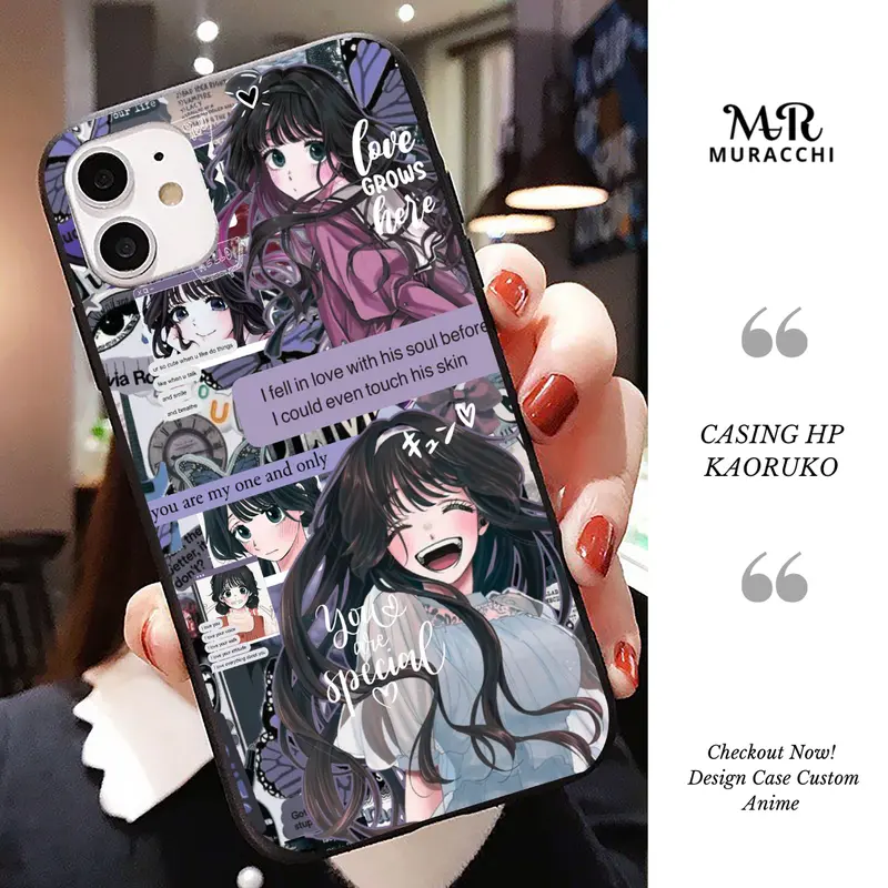 Custom Case Softcase Hardcase Casing Anime Kaoruko Waguri All Type Smartphone Glossy case anime soft  case 0