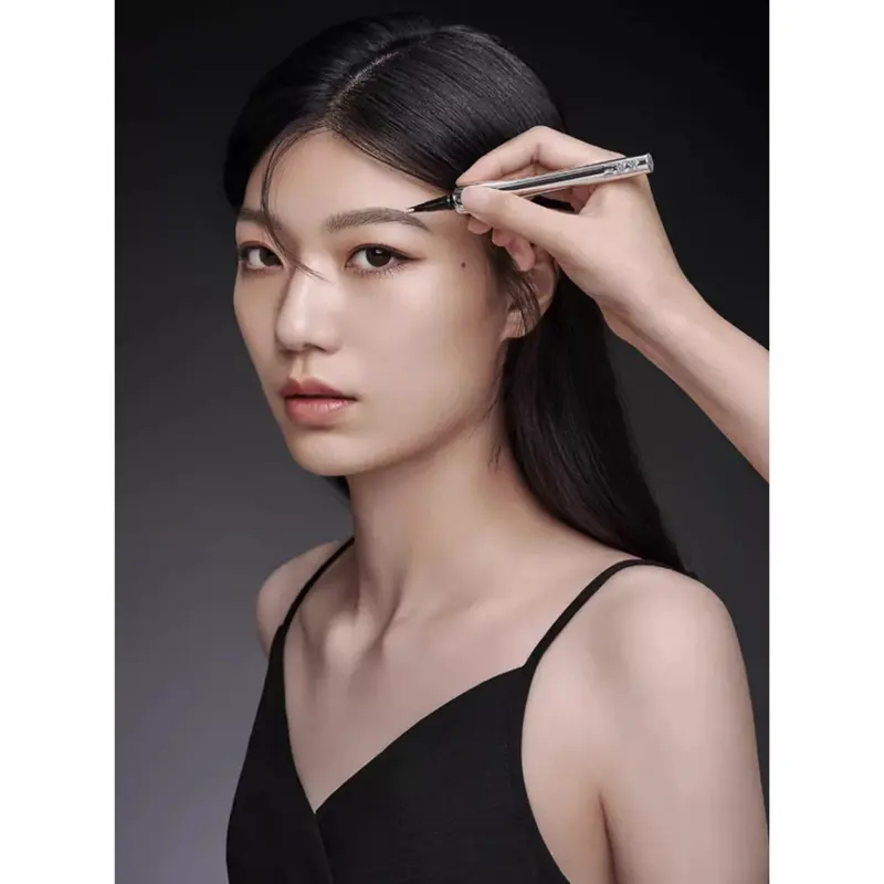 Model Tingkatan New Double Tip Eyebrow Pencil/ Pensil alis 2 cabang Lembut Long-Lasting 12H Tahan air Tahan Keringat Waterproof {COD} 4