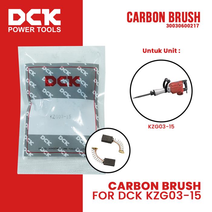 Gambar Carbon Brush/Arang untuk Mesin Bobok KZG/DZG/AZG03-15 dari DCK Power Tools Indonesia Kota Administrasi Jakarta Barat Tokopedia