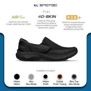 SPOTEC Sepatu WALKING Artikel FIAT- Hitam/Hitam