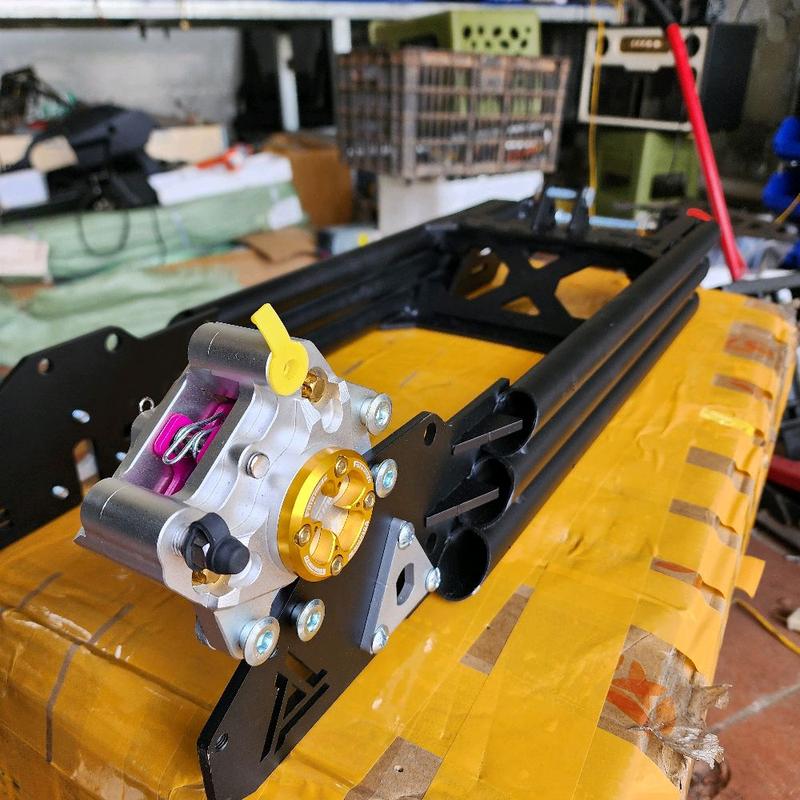 Gắp 3 ống v3 sơn tĩnh điện cao cấp cho xe điện độ lắp được nhiều dòng xe