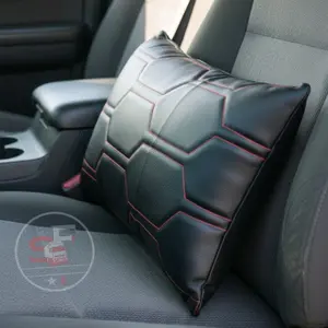 Bantal mobil/Bantal pinggang/Bantal leher/Bantal sofa/ Bahan kulit sintetis sudah terisi busa dakron harga per 1pcs